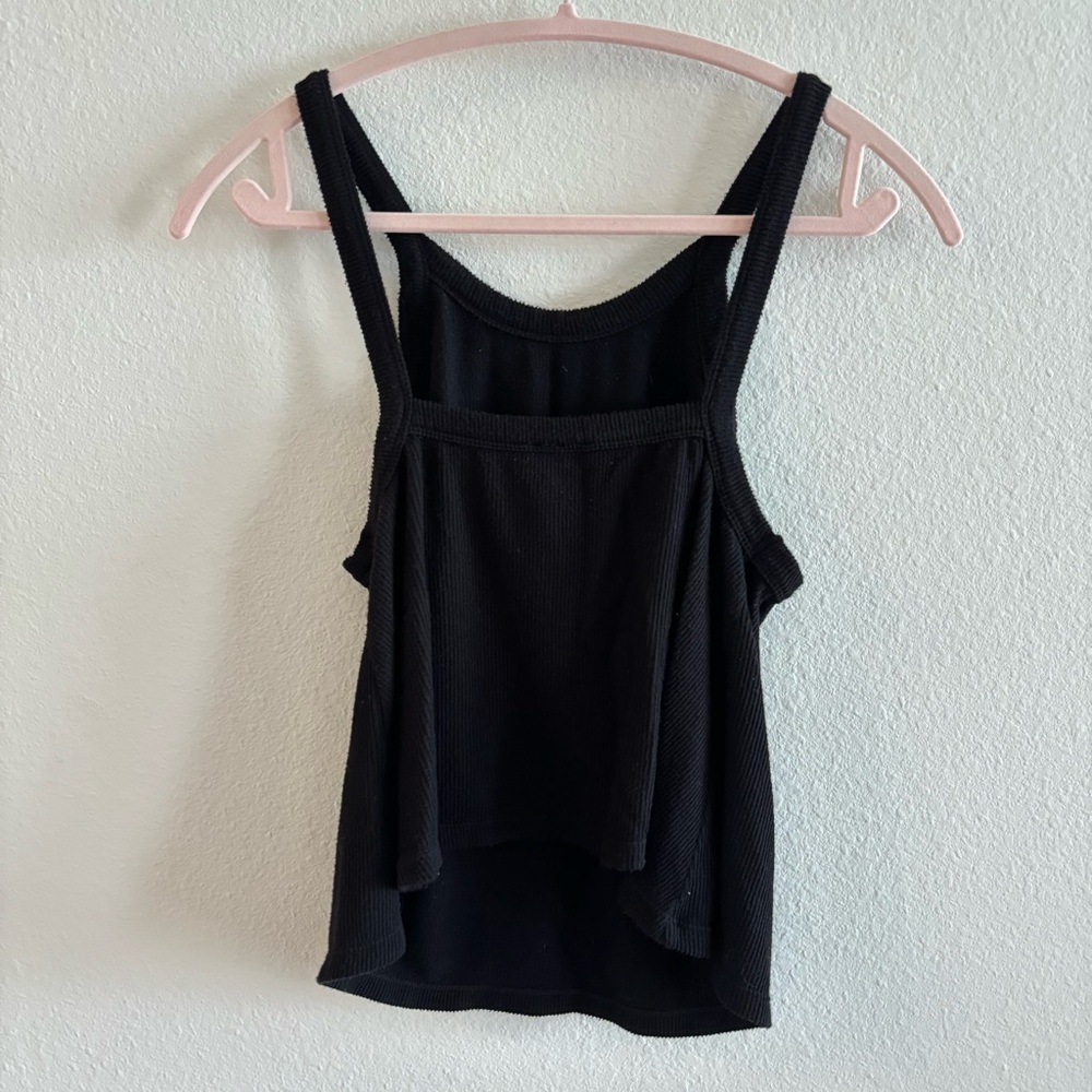 Intimately Free People Ribbed Black Tank Top Size Small - Picture 3 of 3